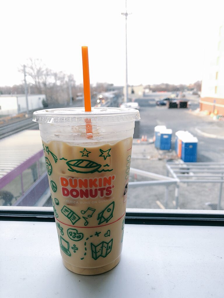 America runs on Dunkin’.                  But Dunkin’ Runs On Plastic. I admit it; I’m addicted to your coffee, but these plastic cups have got to go. Find a solution or else I’m quitting my addiction. #EarthMonth #BeBetter <a href="/dunkindonuts/">Dunkin'</a>