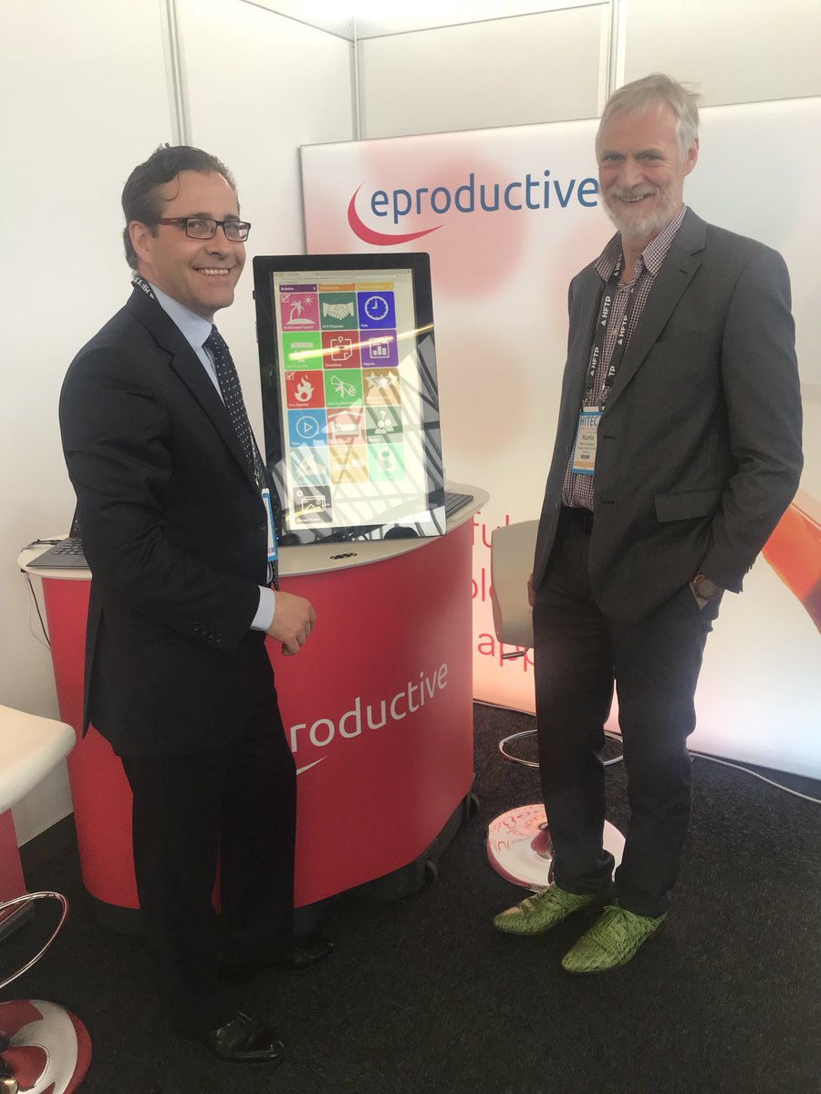 EPS_Eproductive's tweet photo. .@EPS_Eproductive ‘s Fred Shepherd with with Martin Vrijenhoef from Bilderberg Hotels @Bilderberg #HITECams #Amsterdam #Hotels https://t.co/uChbxanEQD