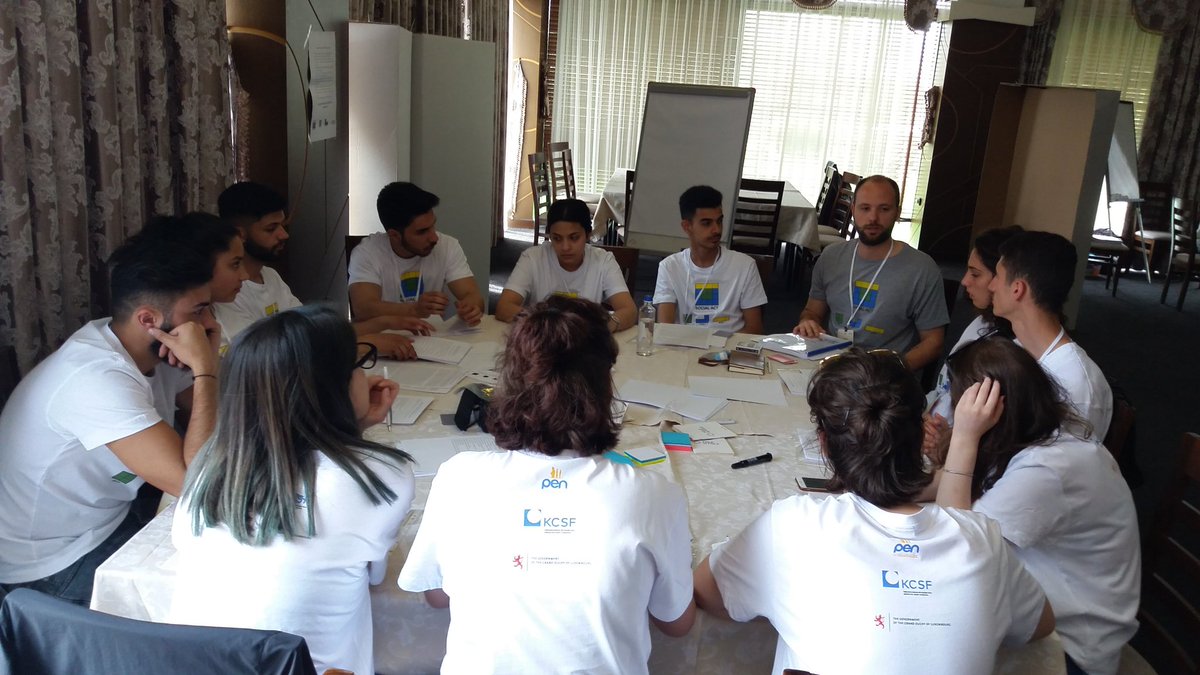 NGO_PEN's tweet photo. What is critical thinking?! Trim and youth from Ferizaj are actively discussing about it. GROW, CONNECT, IMPROVE!
#SocialAct #IntelAct #DayOne https://t.co/81Be6gkTPN