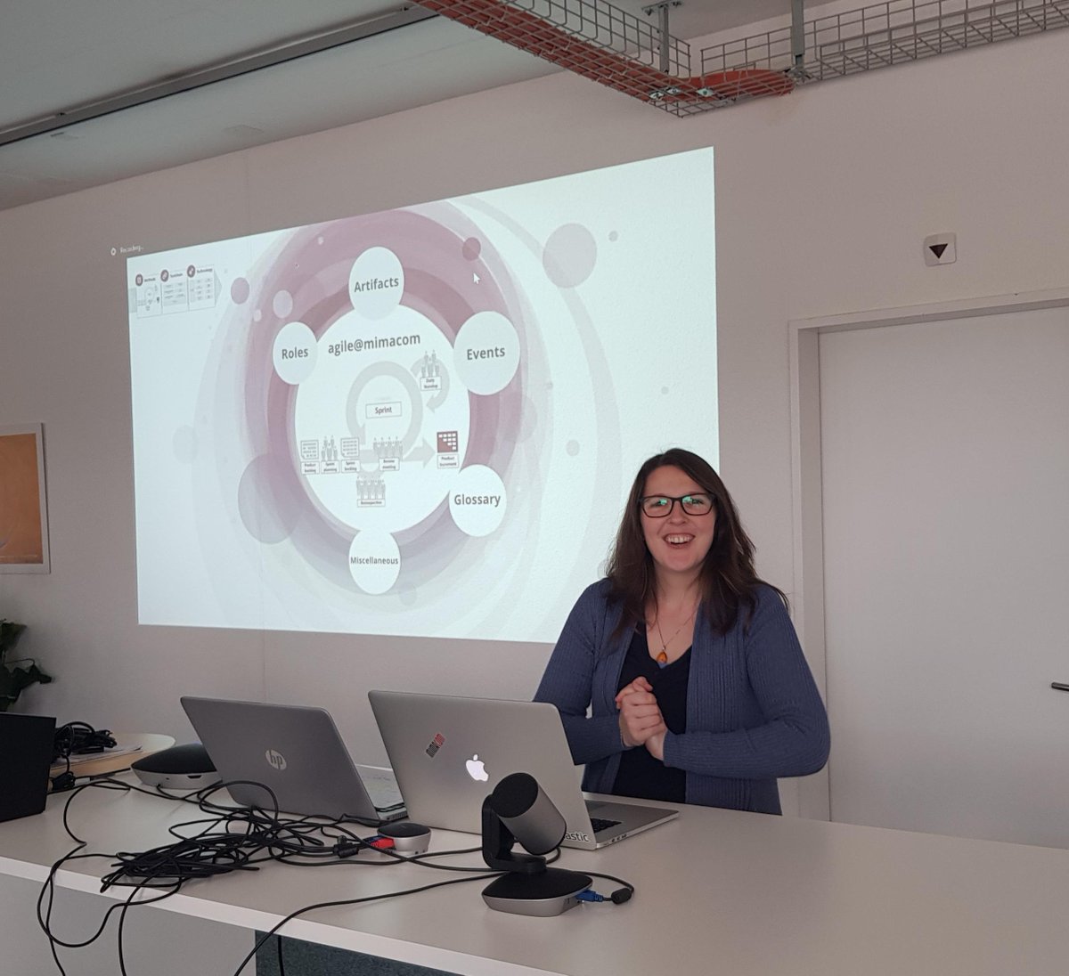 mimacom's tweet photo. live impressions from our monthly #lunchandlearn in our mimacom office in Bern.
Today´s topic: "agile@mimacom"
#LunchListenLearn #agile https://t.co/S712ycMtoL