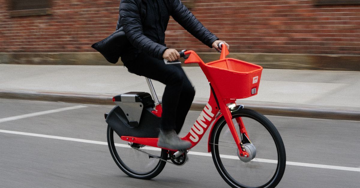 InterproAaronOK's tweet photo. Uber acquires dockless bike-share startup Jump https://t.co/HGTGM4S4as, It this is a very good idea, there are obviously people in our office who need this @DACHSAP, @InterproGeorge  @samadams2903 @DEU_SAP_SCM https://t.co/2hblvihWYY