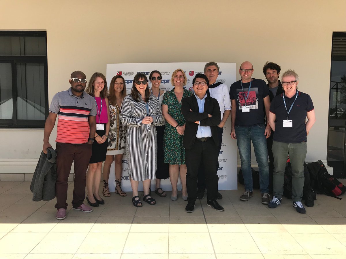 Workshop on Understanding Success in Government successfully took a picture! <a href="/allanmcconnell4/">Allan McConnell</a> #successfulgovernance #ecprjs18 <a href="/theSPGprogram/">SPG</a>