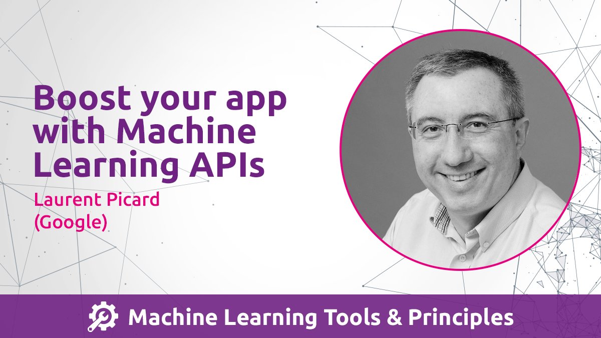 mlconference's tweet photo. Our #sessionoftheday with @PicardParis from @Google: Make your #app smarter even without any knowledge in #AI! Get more information here: https://t.co/LrTY1NsxaZ https://t.co/RYBnCJ34qd
