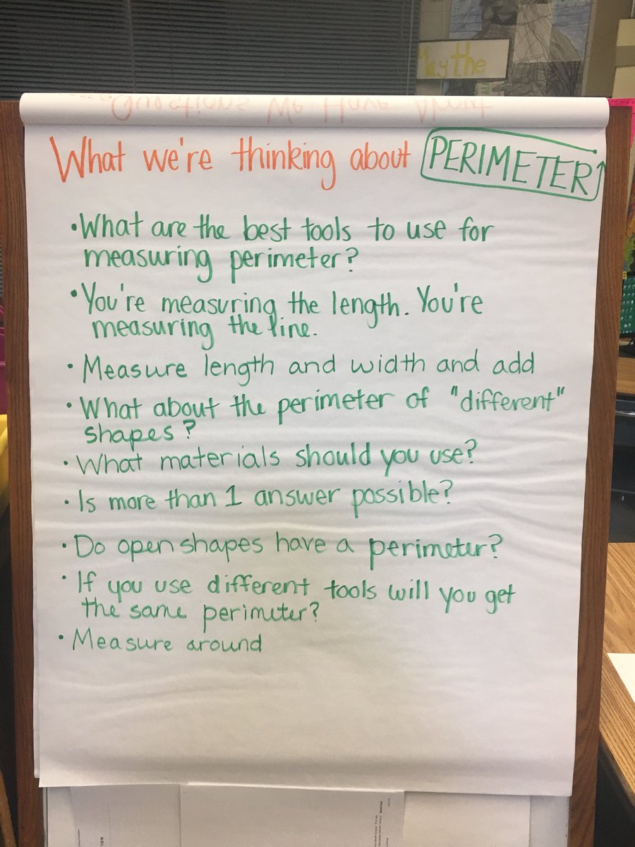 MsB1617's tweet image. Lots of thinking happening about perimeter as we discover and problem solve! #mathchat #elemchat #e4tech @WestlakeSchools @Connect2TLC @2131ChangeAgent @E4Tech_Teacher