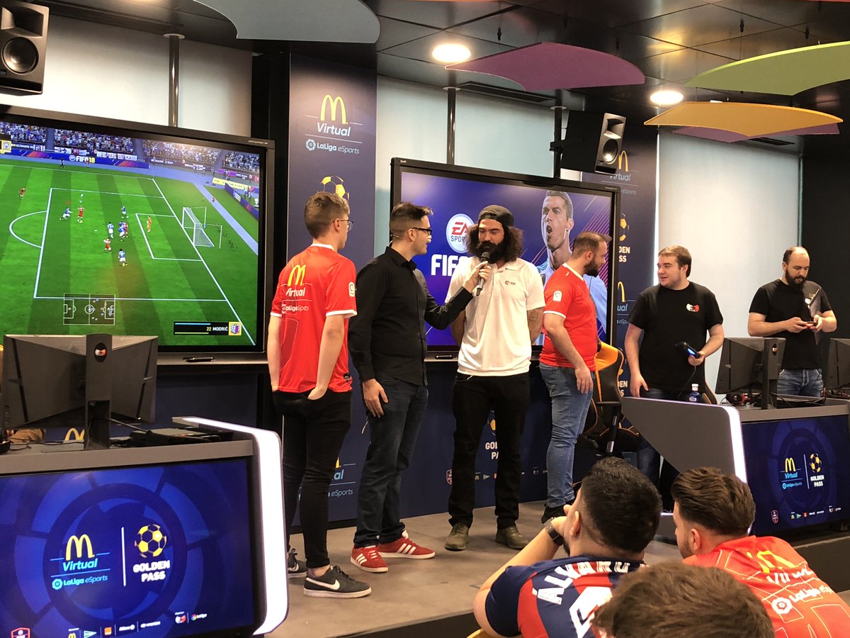 LVPesFIFA's tweet photo. ⚽️¡@addri_07 se lleva la primera victoria del #GoldenPass, y se acerca un paso más a McDonalds Virtual @LaLiga eSports! https://t.co/TqnTgmkzqA