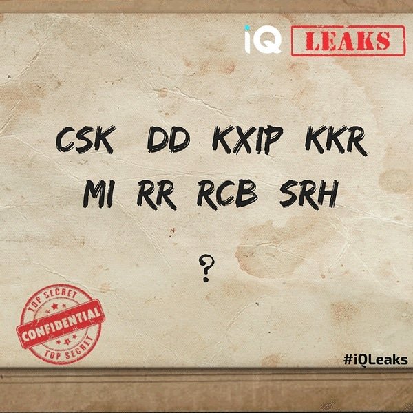 Here is #iQLeaks for tonight's #iQLive show! Time to test your counting skills :)