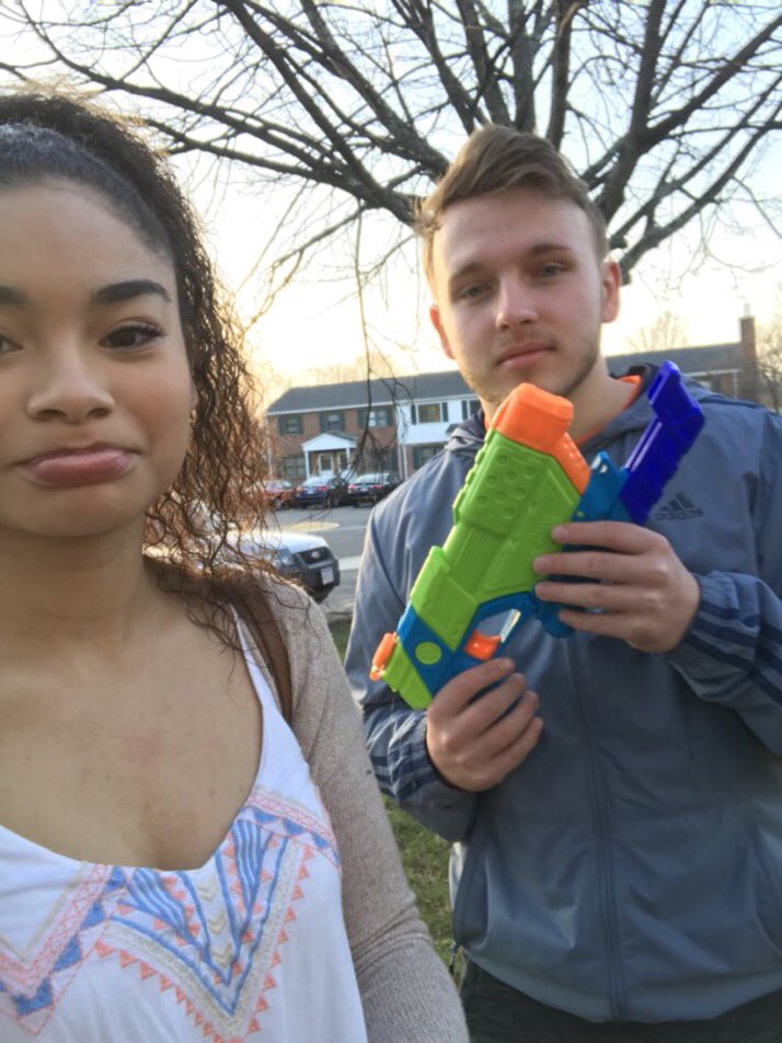 wu_assassin2018's tweet photo. And the early bird gets the worm! @dustinburkle33 and @LizWernerr camped out this morning and got @KenzieDemetrio and @JukoMatthew out!!! https://t.co/RoB9L7TOBS