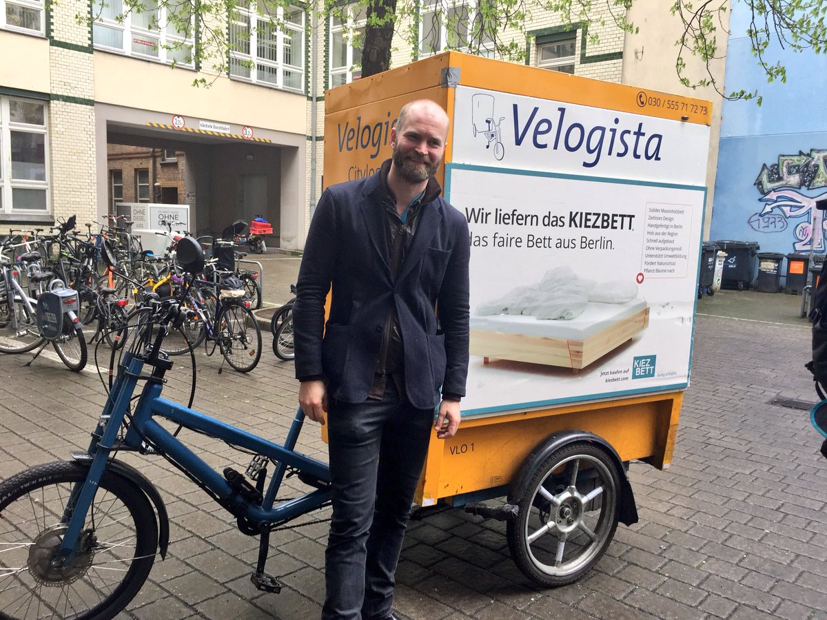 Hälften av alla urbana transporter skulle kunna överflyttas till lastcykel! Lastcyklister från alla länder förenas i Berlin! #eclfs2018 <a href="/cykelakerierna/">Cykelåkerierna</a> #cykla