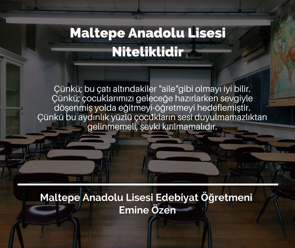 #NitelikliMaltepeAL Öğretmenlerimiz düşüncelerini paylaşıyor.