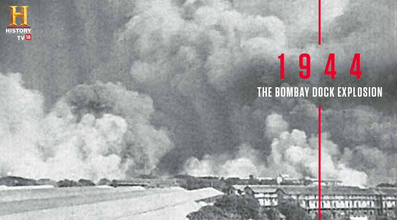 HISTORYTV18's tweet photo. #DidYouKnow The #Bombayexplosion killed around 800 to 1,300 people. Some 80,000 thousand people became homeless and seventy one firemen lost their lives in the aftermath. It was one of the deadliest explosion in the history of Mumbai. #ThisDayInHistory https://t.co/RCIysoXiyi