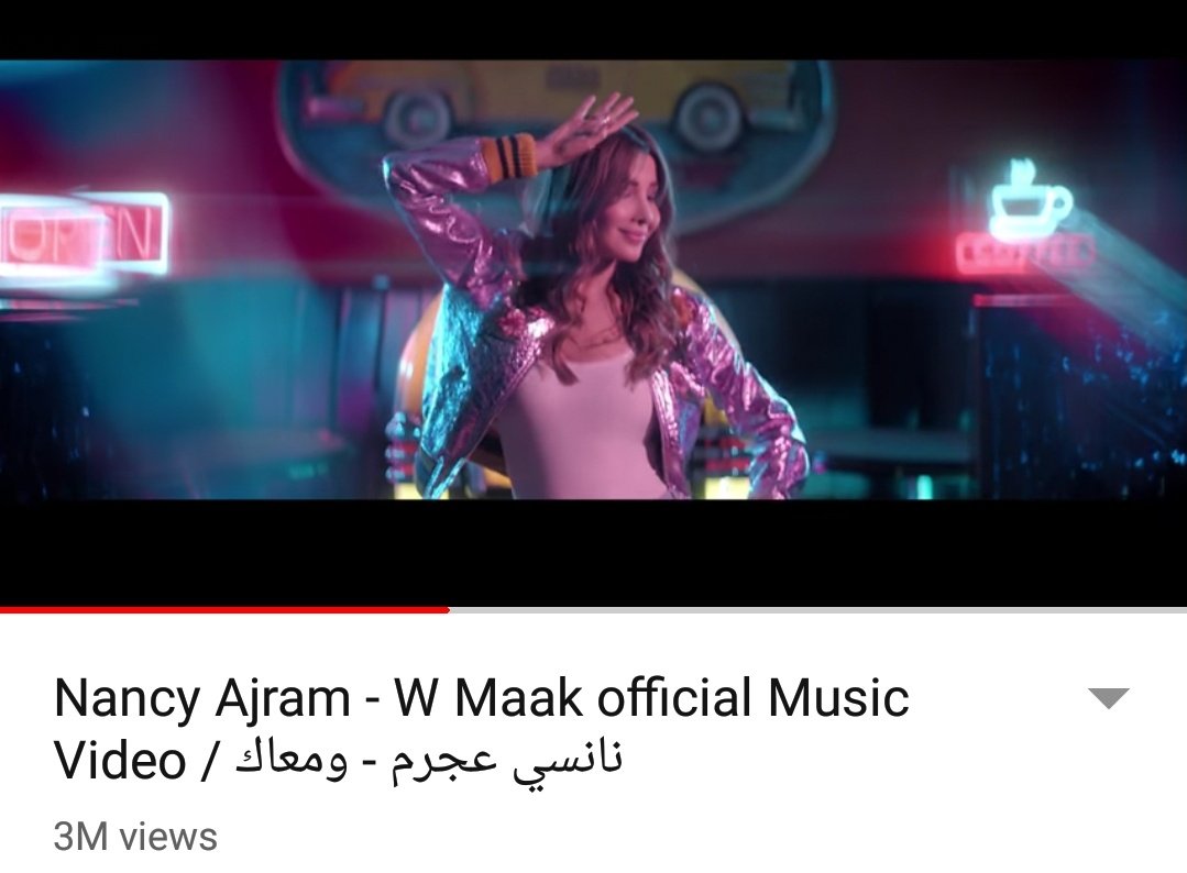 mina3ajram's tweet photo. @NancyAjram 
من عمل لعمل🔝💯
ومن نجاح لنجاح👌🔝💯 
نانسي تحطم المليون التالث ل #كليب_ومعاك 
ملكة النجاحات👑👌🎉🎉
💃💃💪💪 https://t.co/6pRioKW68c