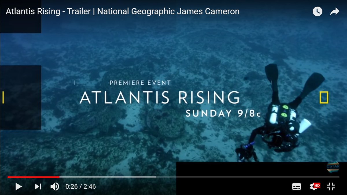 ClusterNautic's tweet photo. 🎥 Ya se ha estrenado el documental "El resurgir de la Atlántida" (Atlantis Rising) en el canal Discovery Max (DMAX), producido por James Cameron y realizado con la colaboración del miembro del #BCNClusterNautic @QSTAR_ROV ⏩ https://t.co/WMzS3m7CCE https://t.co/cu9X2p6NdS