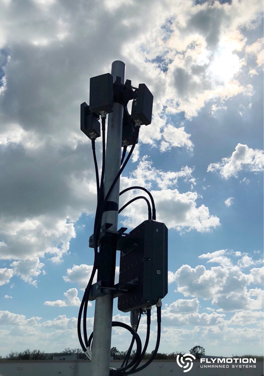 FLYMOTIONmedia's tweet photo. Today marks an important day for the #AeroScope #drone detection system. #FLYMOTION has installed the first ever #DJI AeroScope system at a U.S. international airport. This is one of the most substantial milestones in manned &amp; unmanned aircraft avoidance. @FAANews @DJIEnterprise https://t.co/eh2vEhNXU2