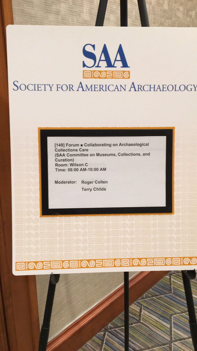 kvkirako's tweet photo. Find me here to talk about @INAArchaeology and/or get a button or business card on the project. Please RT and tag people interested in joining our team! #SAA2018 #Opentext #Archaeology https://t.co/PKbReQVkxC