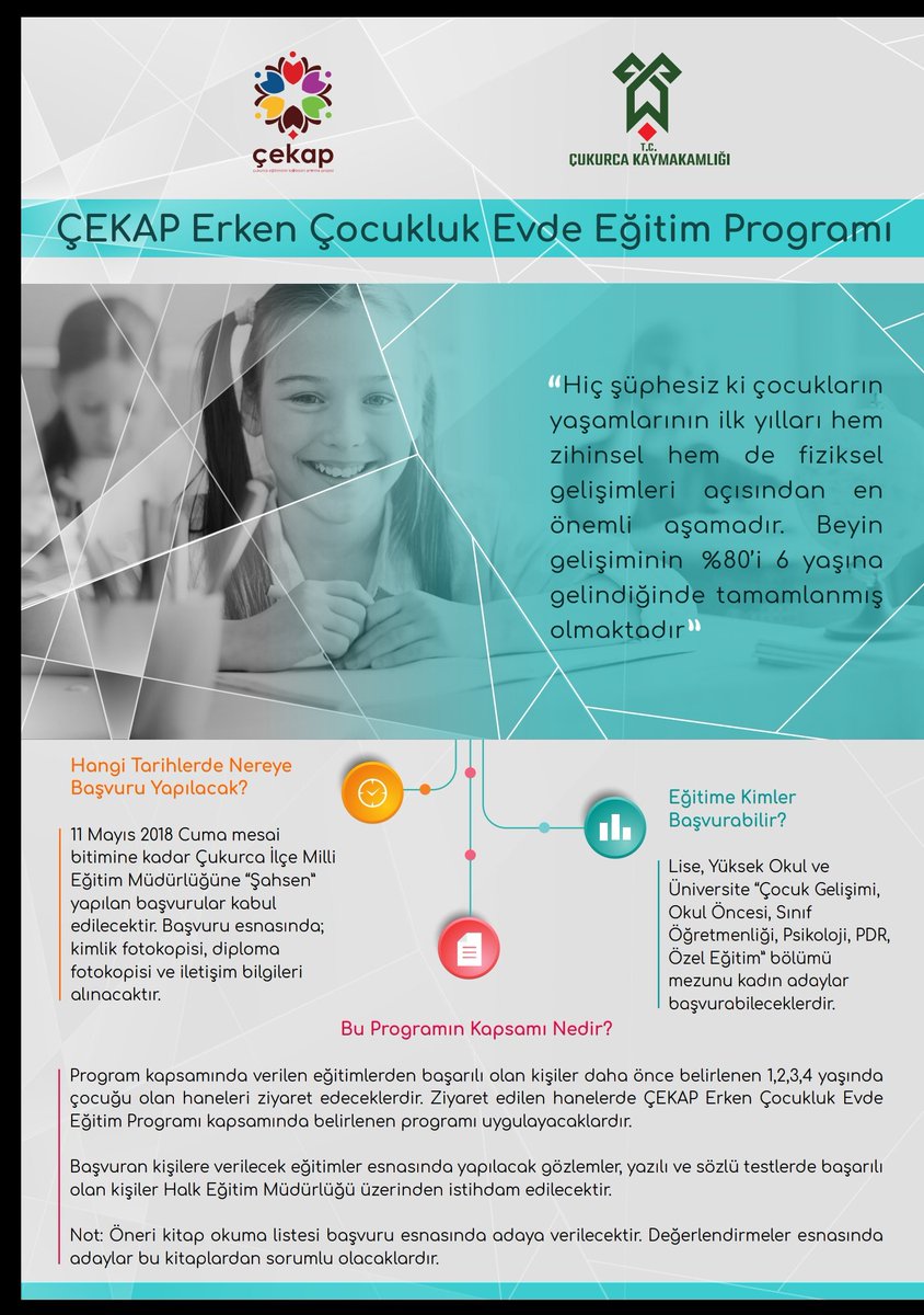 cukurcacekap's tweet photo. ÇEKAP Erken Çocukluk Evde Eğitim Programı Eğitmen Başvurularınızı Bekliyoruz

#hakkari #çukurca #çekap https://t.co/K15vec1ISu