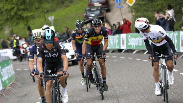 cyclist's tweet photo. Wellens, Kwiatkowski, van der Breggen and, of course, Valverde. Riders to watch at the Ardennes Classics https://t.co/sRwB4r5ybl https://t.co/5WoX5VEueo