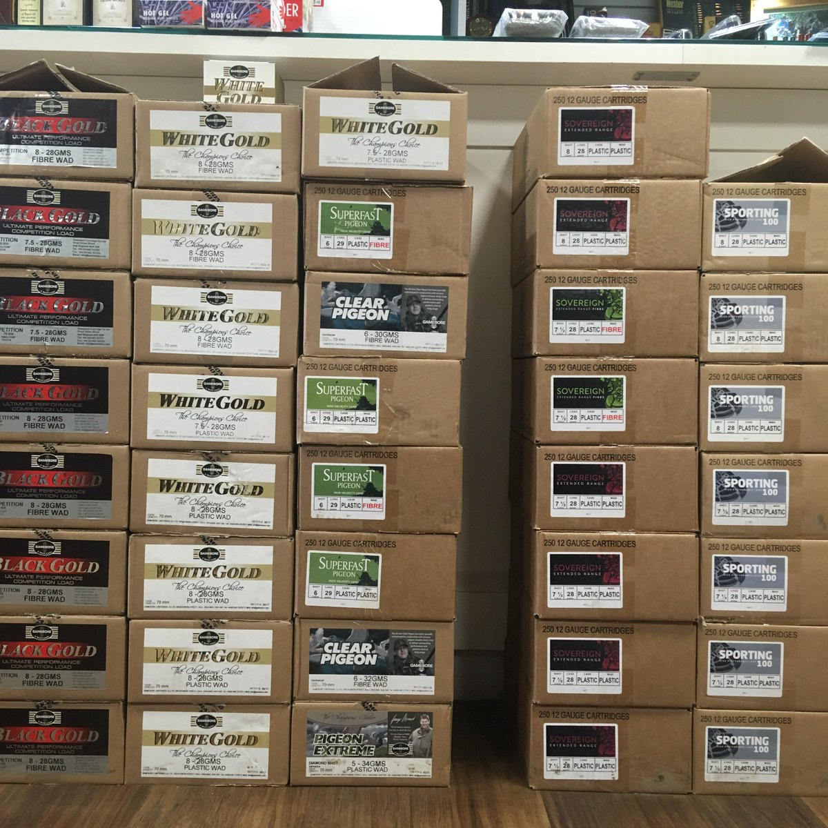 drivensporting's tweet photo. Don't forget we stock a host of cartridges from most major brands so if your coming to Park Lodge for the day or out after pigeons we'll have you covered. #drivensporting #drivenshooting #clayshooting #gameshooting @HullCartridge @GameboreUK https://t.co/eLb8CJL8o0