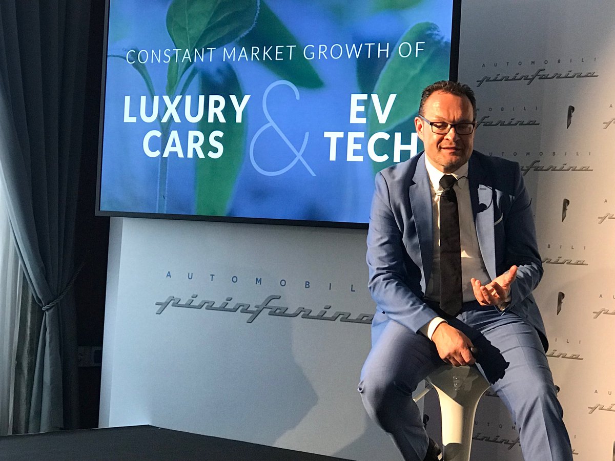 hormazdsorabjee's tweet photo. “Our products will be a combination of luxury, exclusivity and cutting edge EV tech” says @PerschkeMichael, head of Automobili Pininfarina. https://t.co/UmWAcFymfz