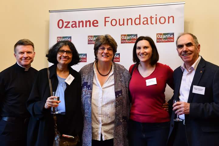inclusivechurch's tweet photo. Ruth represented IC at the recent launch of the Ozanne Foundation. Seen here with (among others) @JayneOzanne and previous IC trustee Savi Hensman. https://t.co/O2T506YZRu
