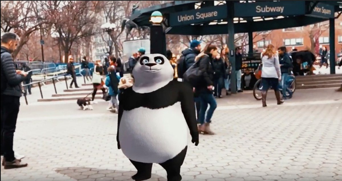 IMAX is releasing its first augmented reality project in collaboration with Conversive, linked to the release of Pandas 🙌 Kids will be able to see the panda in real life situations and even be able to talk to it via an new app called Yakables 🐼