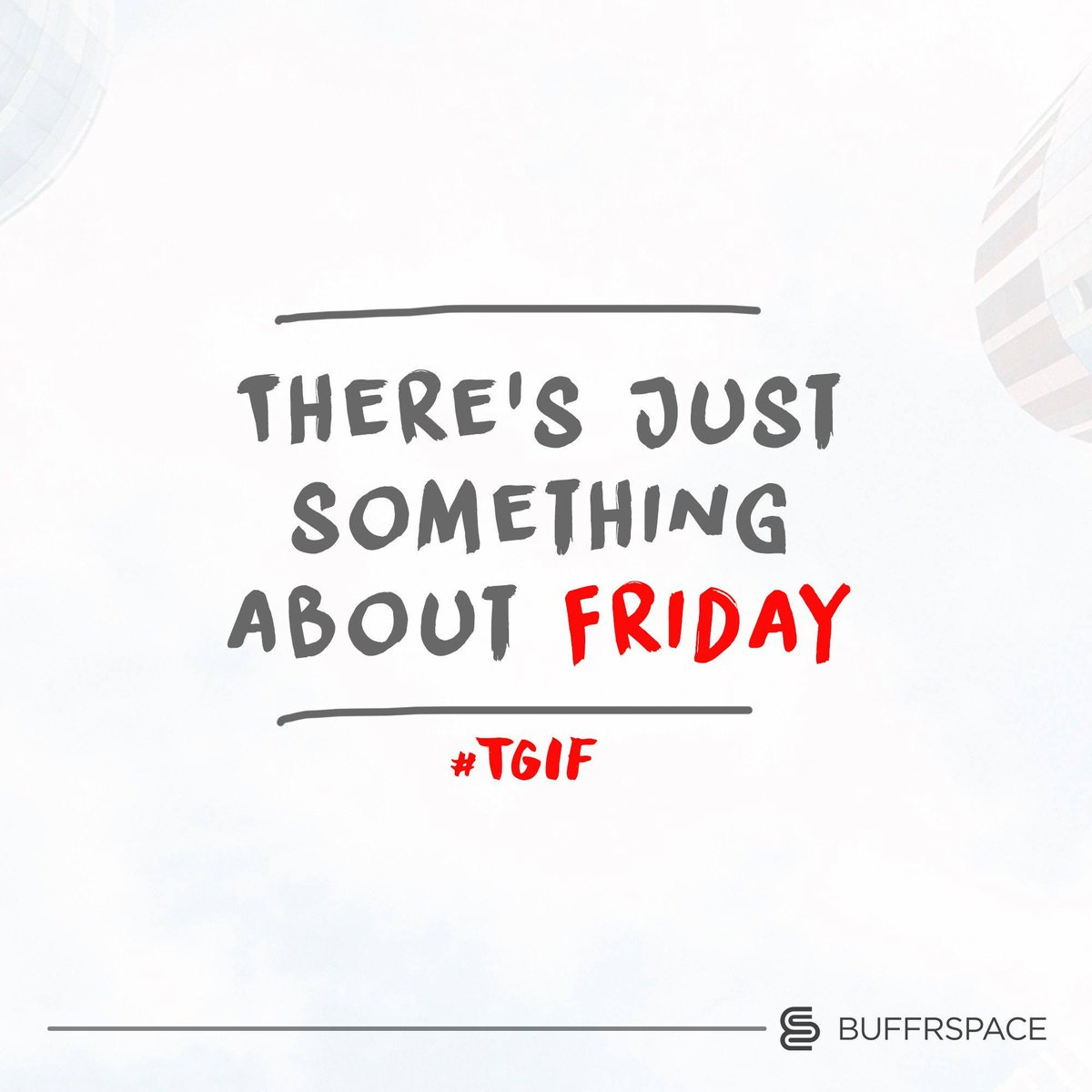 Only one day ends the work week, and starts the weekend #TGIF