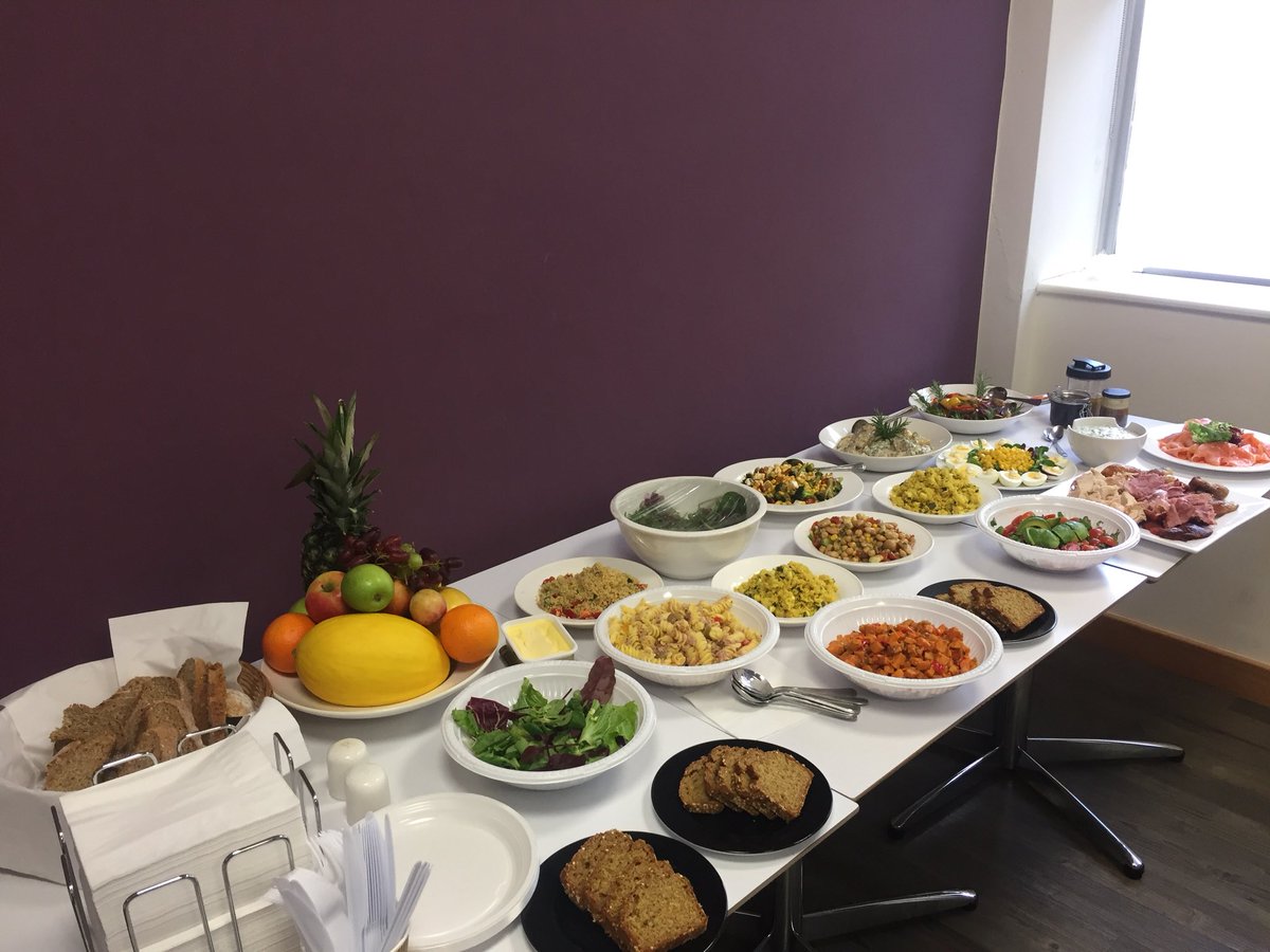 We’re taking part in  #workplacewellbeingday today. Lots of great food by Limerick’s @Failte_Ireland colleagues #workwell18