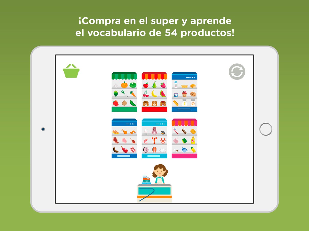 memobits_com's tweet photo. Descarga gratis “TxikiSuper” en AppleStore! Un juego simbólico para niños en euskera ¡Imita a tus padres comprando en el super! https://t.co/8txurtF3b0 https://t.co/GI4cIZDVLB
