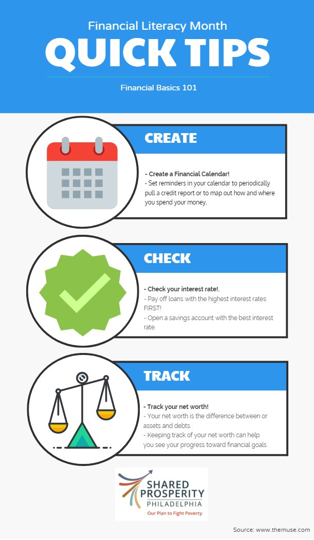 DYK April is Financial Literacy Month? Check out these finance tips courtesy of themuse.com!