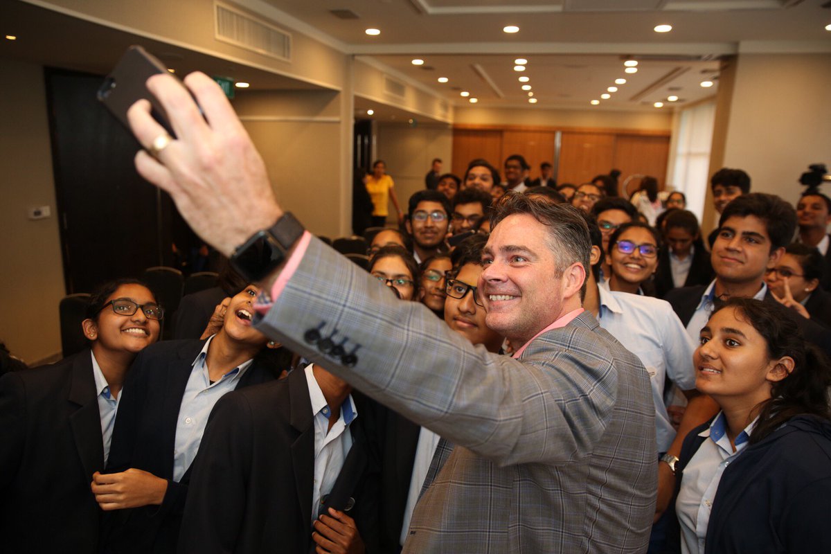 Global_Schools's tweet photo. Serial entrepreneur @BradDHLoiselle advised to #GIIS students: "Just to be consistent, never give up, and fix the mistake made to be a #successful #entrepreneur" at the #LeadershipSummit today.
#entrepreneurlife #GIISLLS #HTMintAsia https://t.co/7qzkNzq0No