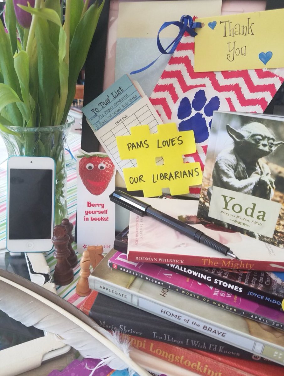 PAMS_Counselors's tweet image. Thank you to our PAWESOME librarians @PAMSLMC for all of your hard work! The @PAMSPTA wants to recognize you during #NationalLibraryWeek2018 and so do we!