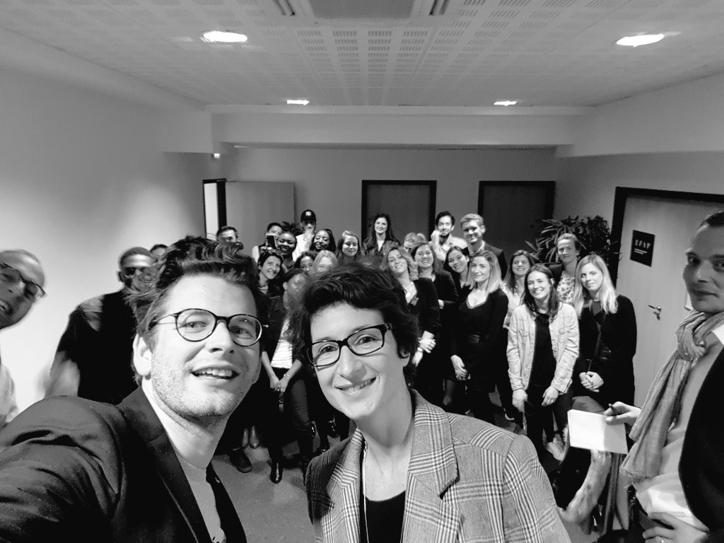 LudoviX 🤘🏼 (@ludochevallier) on Twitter photo Merci pour ce moment <a href="/VincentMontet/">Vincent MONTET</a> !!! #FridayFeeling #socialmediamarketing
Et bravo aux étudiants du <a href="/MBADMB/">mbadmb</a> cc @NadineKerganou @GroupeRATP <a href="/sandrine/">Sandrine Plasseraud</a> 🤜🏻💥🤛🏻 Merci pour ce moment <a href="/VincentMontet/">Vincent MONTET</a> !!! #FridayFeeling #socialmediamarketing
Et bravo aux étudiants du <a href="/MBADMB/">mbadmb</a> cc @NadineKerganou @GroupeRATP <a href="/sandrine/">Sandrine Plasseraud</a> 🤜🏻💥🤛🏻