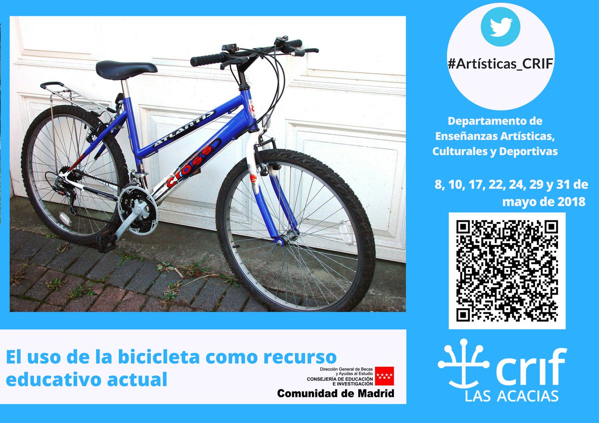 Educación Vial, bicicleta y apps, mecánica...Plazo de inscripción abierto hasta el 27 de abril en <a href="/CRIFAcacias/">CRIF Las Acacias</a> bit.ly/2Hku9Yp