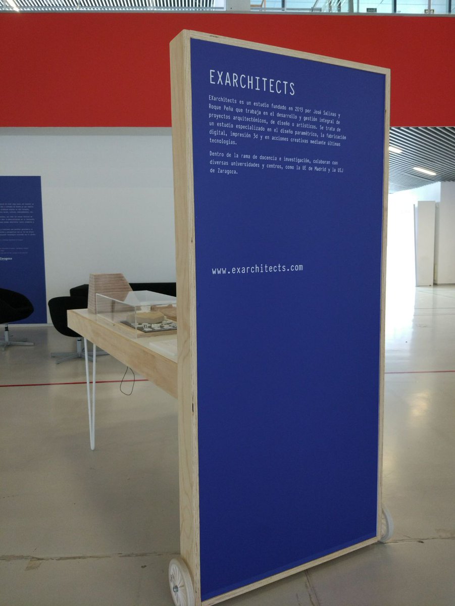 EXarchitects's tweet photo. No te puedes perder en #Zaragoza la exposición de Proyectos de Estudios y Creadores Contemporáneos, que se adentra en la innovación tecnológica vinculada al Diseño, dónde estamos presentes #EXarchitects 
En @etopia_  Centro de Arte y Tecnología de Zaragoza
Gracias #proyectaesda https://t.co/mlFflwtbU4