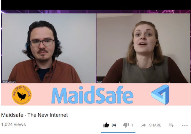 cairbreUK's tweet image. check out @SarahTMiller90 talking to @TheCryptoLark about @maidsafe, the #SAFENetwork and its differences compared to the #blockchain bit.ly/2GVCi21 #internet