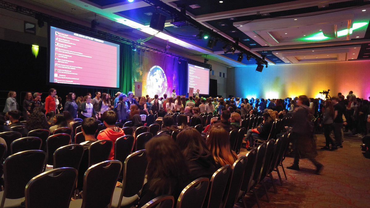 Miskanawah's tweet photo. Our youth started every morning with a dance party at the Global Student Leadership Summit! We are inspired to bring that back to our office routine! #GSLS2018 https://t.co/7WyACNZWkp