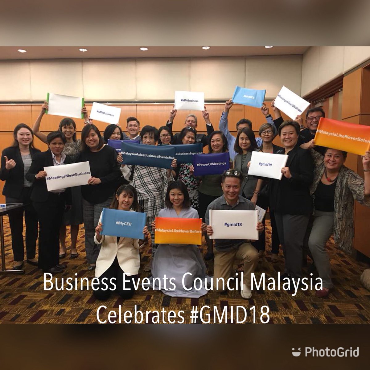 PinghoPing's tweet photo. Malaysia  business events industry unites to share  their story  #meetingsmeanbusiness #valueof businessevents #beyondtourismpact #realresultsrealimpact #GMID18 #iccawaorld #iccamalaysia #myceb https://t.co/nIn244a1K1