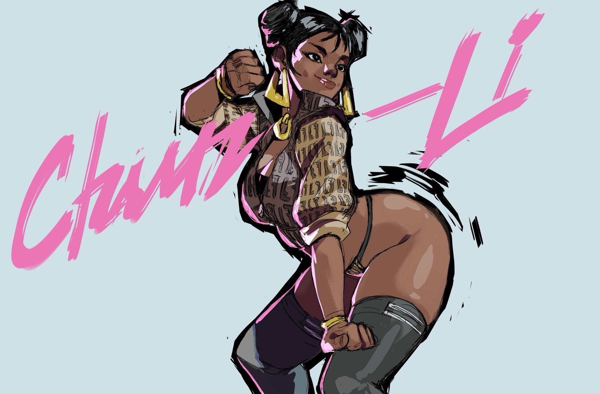 Jander González on X: Chun-Li Sry, i had to!! #streetfighter #ChunLi  #capcom #digitalart #sfv #twerking t.cokbT29qfIsT  X
