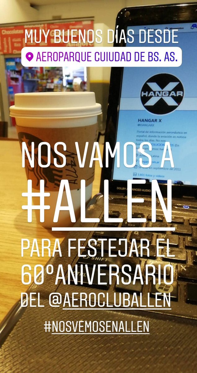 HANGARX's tweet photo. Mientras esperamos en Aeroparque la salida del AR1650 a NQN, ajustamos los últimos detalles del artículo sobre el #AEP2018 (Aero Expo Panamá 2018) #NosVemosEnAllen https://t.co/htsLZlPQEY