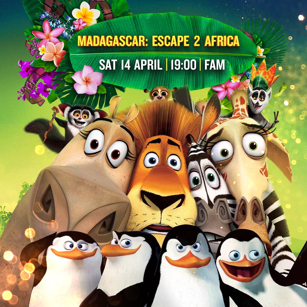 mnetmovies's tweet photo. Escape to your couch with the kids for more adventures with Alex, Marty, Melman, and Gloria on #MMZone channel 139. https://t.co/FbP9uW0e5d