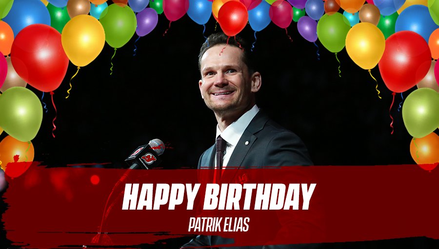 Happy Birthday to legend Patrik Elias!   