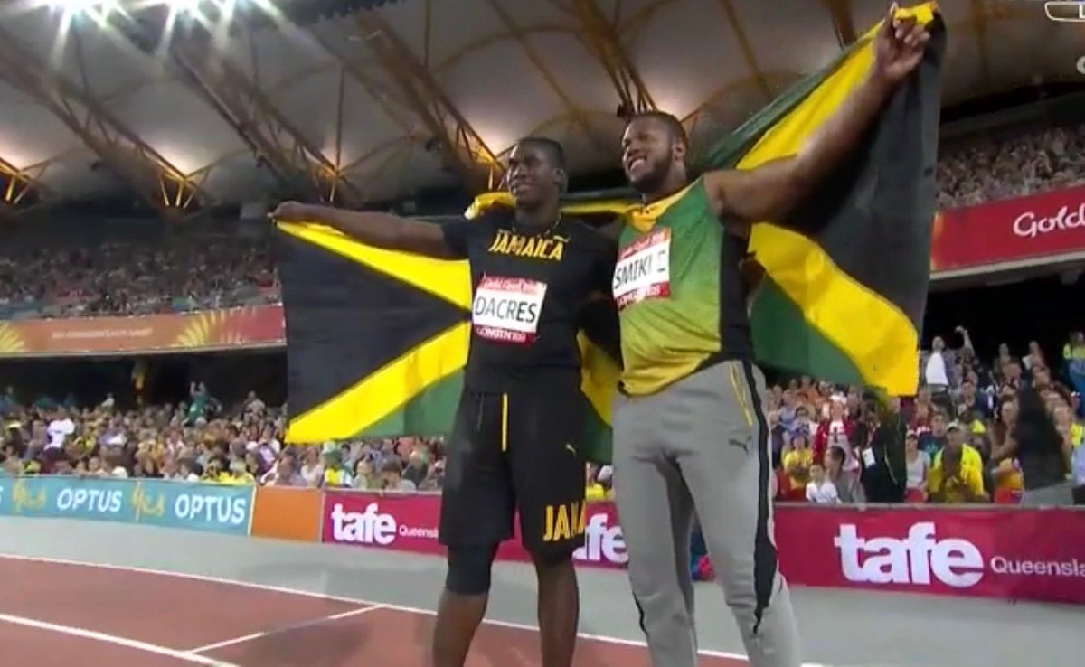 trackalerts's tweet photo. 1-2 for Jamaica 🇯🇲🇯🇲🇯🇲🇯🇲🇯🇲🇯🇲🇯🇲🇯🇲🇯🇲 in men’s discus thanks to Fedrick Dacres 🥇🥇🥇🥇🥇🥇🥇🥇and Traves Smikle 🥈🥈🥈🥈🥈🥈🥈 https://t.co/CuN2TebBHE