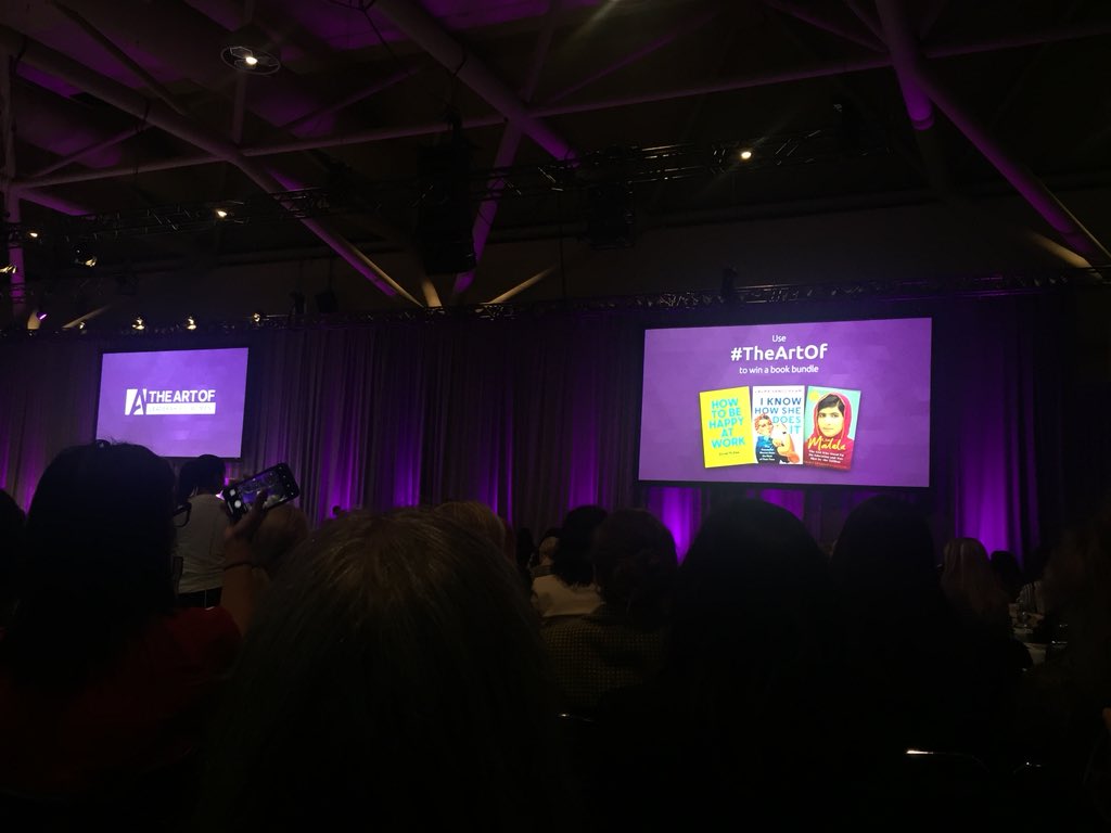 modeski's tweet photo. Bringing knowledge to life! So pumped to celebrate with women leadership champions @TheArtOf #womenleaders https://t.co/HHQlbVK67q