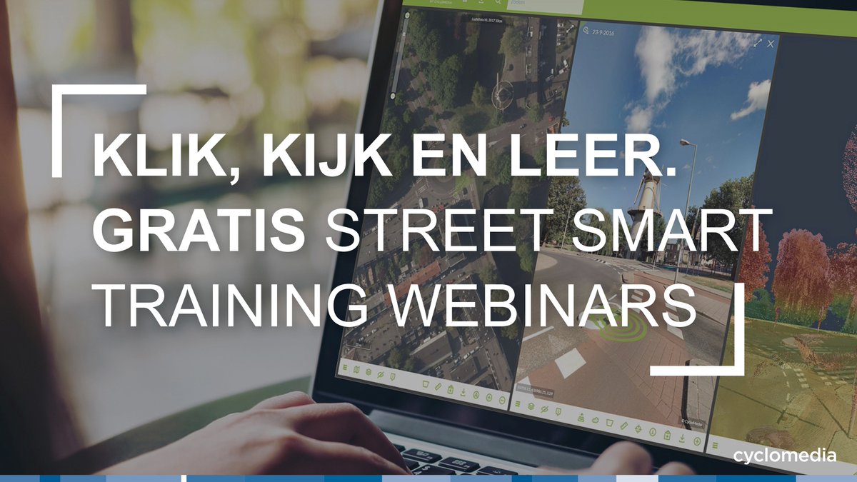 De nieuwe versie van Street Smart is live! Volg één of meerdere gratis training webinars en leer zo Street Smart kennen. bit.ly/2HxxReV