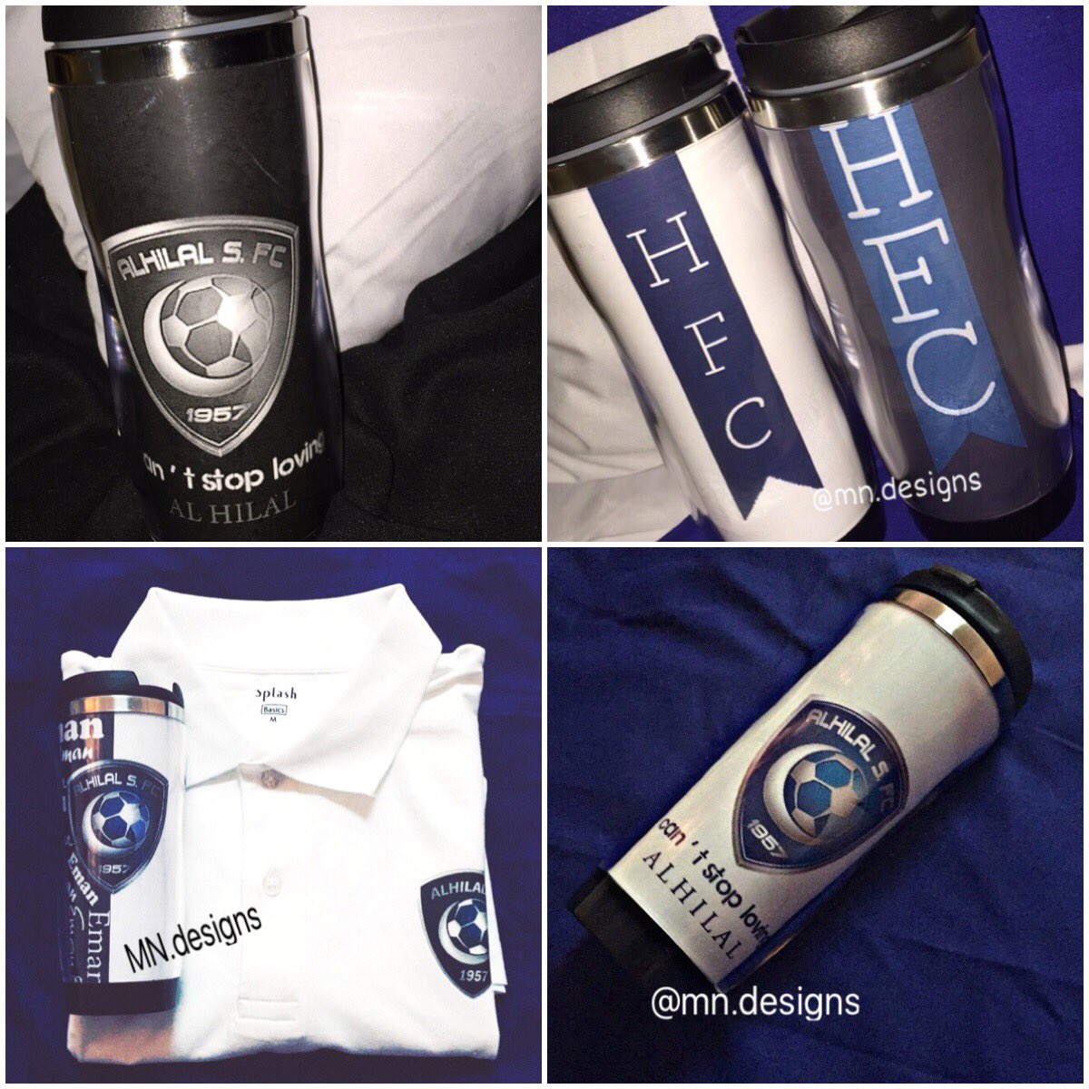 mn_designs1's tweet photo. بمناسبة حصول #الهلال على الدوري السعودي خصم خاص لجماهيره ولمدة اسبوع اي كوب معروض او بتصميم خاص ب ٥٧ 💙 https://t.co/KWBXM58NCD