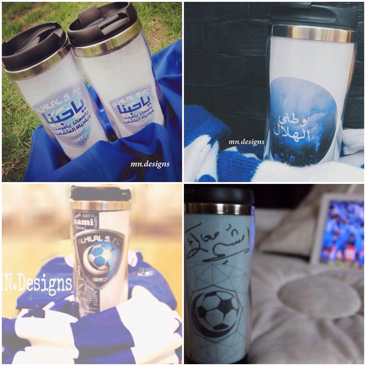 mn_designs1's tweet photo. بمناسبة حصول #الهلال على الدوري السعودي خصم خاص لجماهيره ولمدة اسبوع اي كوب معروض او بتصميم خاص ب ٥٧ 💙 https://t.co/KWBXM58NCD