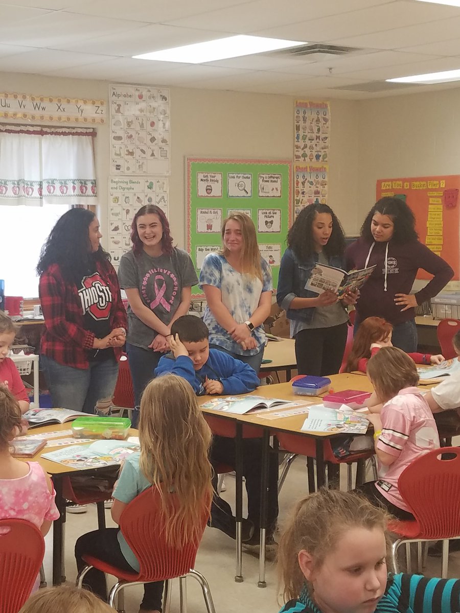 zhsgsoccer's tweet photo. Thank you @NRE_Principal1 and The OSU Alumni Club for giving us the opportunity to read an informative story about exercise and nutrition to the National Road 2nd graders. #WeAreZHS  #StrongAloneUnstopableTogether #BreakLines https://t.co/rBCHKyfmOK