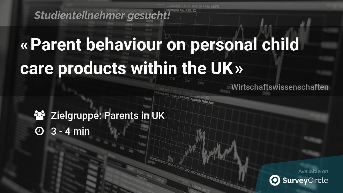 daily_research's tweet photo. Aktuelle Online-Studie, für die noch Teilnehmer gesucht werden:
"Parent behaviour on personal child care products within the UK" https://t.co/6IL7keY2qT via @SurveyCircle
#Shampoo #Consumer #Parents #ParentBehavior #ChildCare #PersonalChildCare #Uk https://t.co/U9ao6CvbvH