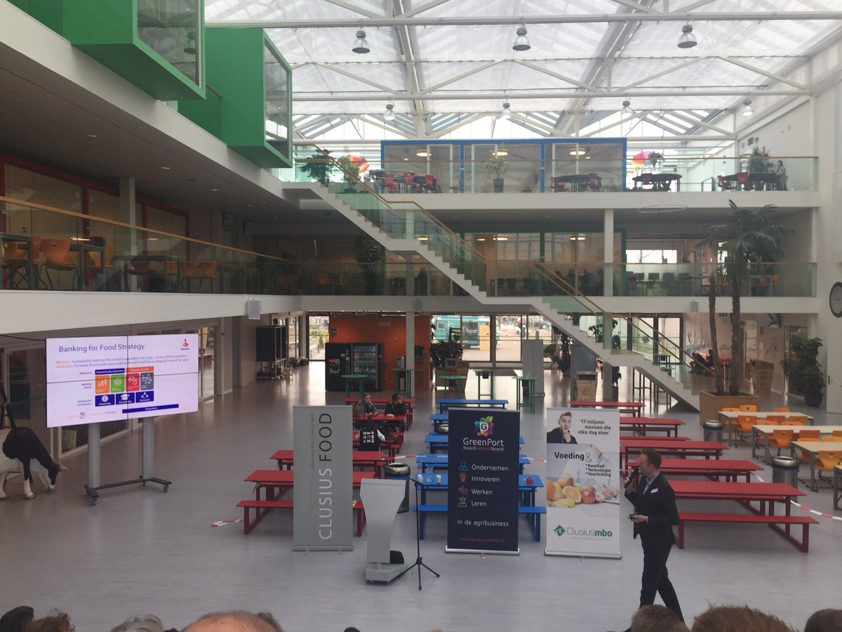 Clusius Food event met Martijn Rol, sectorspecialist Food van de <a href="/Rabobank/">Rabobank</a> @RaboKvNH #foodwaste