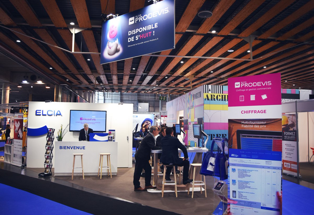 elcia_fr's tweet photo. 📸Dernier jour du salon @NORDBAT2018 ! L'occasion de revenir en photos sur ces trois jours et de (re)découvrir notre stand D18, élu stand le plus attractif du secteur Services 🏅#nordbat2018 https://t.co/OSpkAhbtbl
