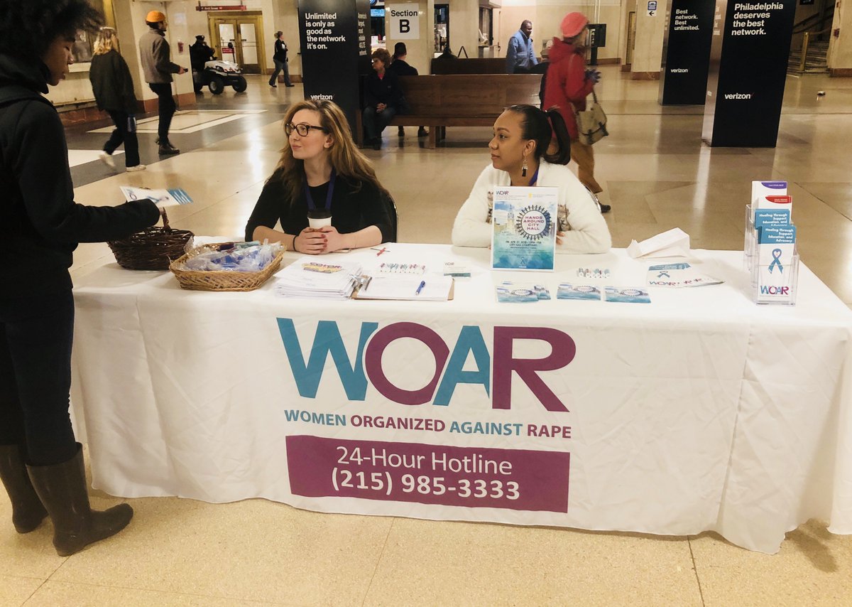 Come on down UNDERGROUND and say Hi!!

Our incredible outreach team will be down in Suburban Station from 10 am to 1 pm providing the community with information about

Who WOAR is.
What WOAR does.
How to get Support!!!
#SupportSurvivors